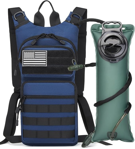 ATBP Insulated Water Hydration Pack Bag with 3L TPU Bladder Tactical Molle Hydration Backpack for Hiking Cycling Running