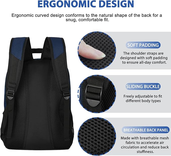 LARIPOP Soccer Backpack,Soccer Bag with Ball Holder and Shoe Compartment,Sports Equipment Training Bags Fits Basketball