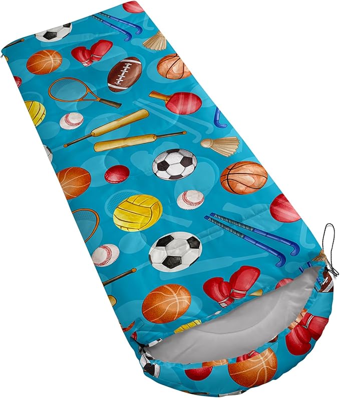 QOOMO Camping Sleeping Bags,3 Season Warm & Cool Weather,Lightweight,Waterproof Sleeping Bags for Adults & Kids,Traveling,and Outdoors,Camping Gear Equipment