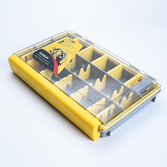 Deluxe Fishing Tackle Box, Waterproof 3600 & 3700 Terminal Tackle Trays, Organizer Includes 2 Type Dividers, Multi-purpose and All-in-one Tackle Storage (3600-3 all-in-one 1 pack)