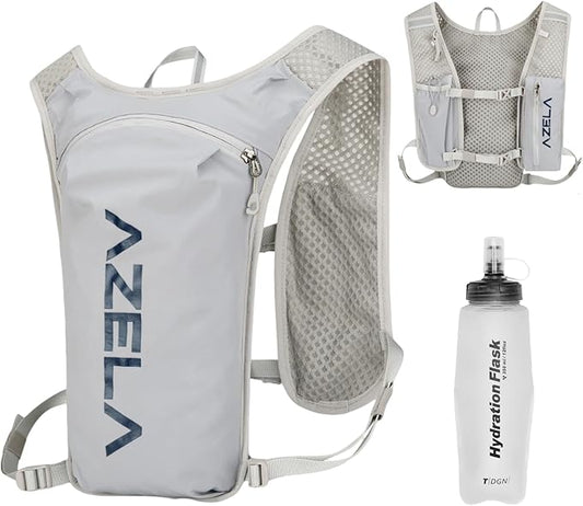 YAPJEB Lightweight Hydration Pack Backpack Vest, Optional 1.5L 2L BPA Free Water Bladder - Leakproof Breathable for Men Women Running Hiking Cycling Marathon