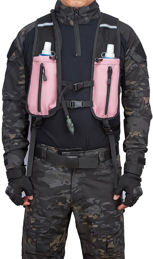 ATBP Insulated Hydration Pack Hiking Water Backpack Running Vest with 3L TPU Bladder Bag for Marathon Cycling Men