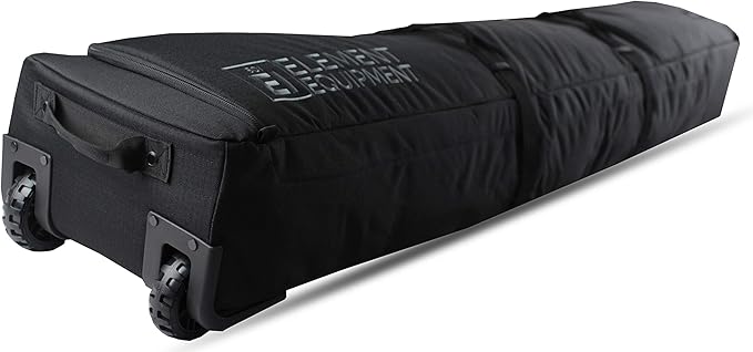 Element Equipment Wheeled Padded Ski Bag Ultimate Double - Premium High End Double Roller Travel Bag