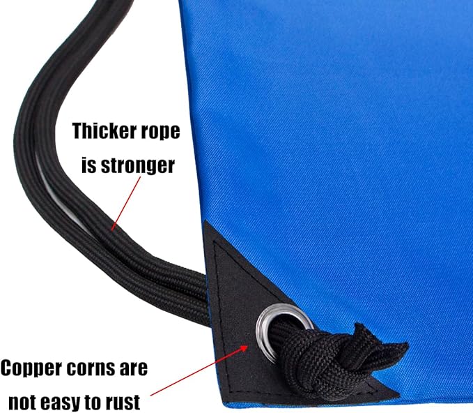 HOLYLUCK Drawstring Backpack Bag Sport Gym Sackpack