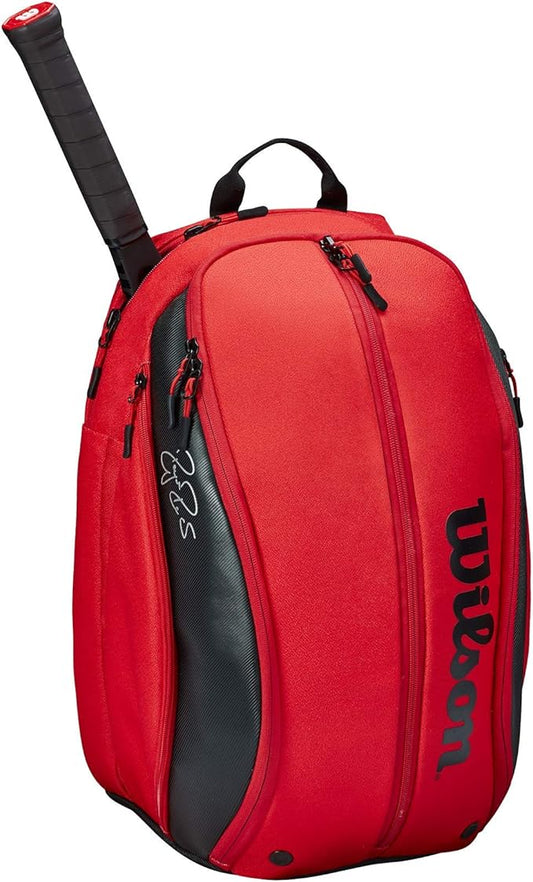 WILSON RF DNA Tennis Racket Bag - Red and Black