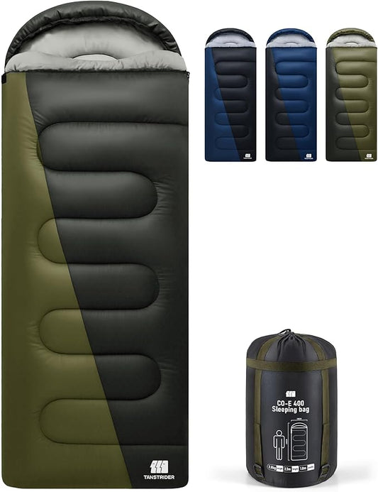 XXL Winter Sleeping Bags for Adults Cold Weather,Camping Sleeping Bag for Kids with Compression Sack,4 Season Camping Essentials Gear for Hiking,Traveling,Outdoor,Backpacking,Climbing