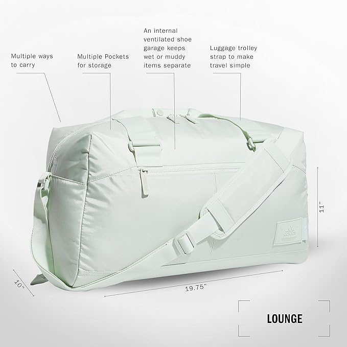 adidas Lounge Duffel Bag – Premium Duffle for Travel & Everyday