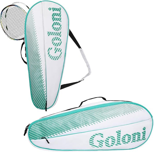Goloni | 3 Racquet Tennis Bag, for Professional or Beginner Tennis Players, Rackets Cover Bag with Protective Pad & Lightweight | Unisex Design for Men, Women, Youth and Adults