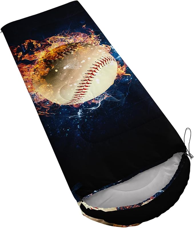 QOOMO Camping Sleeping Bags,3 Season Warm & Cool Weather,Lightweight,Waterproof Sleeping Bags for Adults & Kids,Traveling,and Outdoors,Camping Gear Equipment