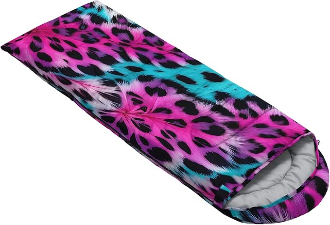 QOOMO Camping Sleeping Bags,3 Season Warm & Cool Weather,Lightweight,Waterproof Sleeping Bags for Adults & Kids,Traveling,and Outdoors,Camping Gear Equipment