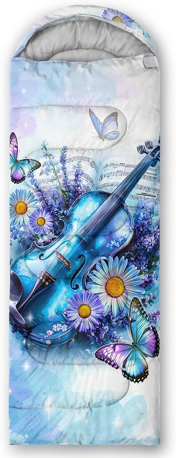 QOOMO Camping Sleeping Bags,3 Season Warm & Cool Weather,Lightweight,Waterproof Sleeping Bags for Adults & Kids,Traveling,and Outdoors,Camping Gear Equipment