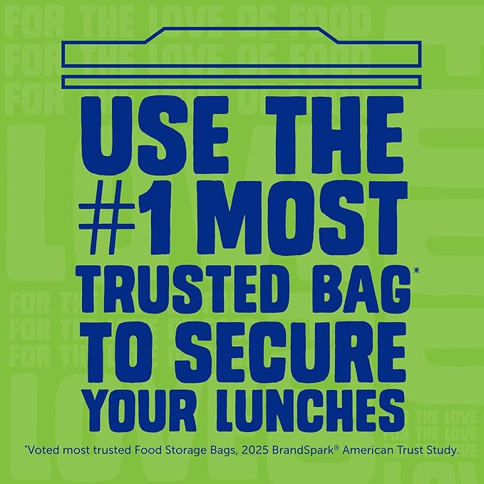 Ziploc Sandwich and Snack Bags with EasyGuide Texture, Plastic Storage Bags with Grip 'n Seal Technology, 270 Bags Total