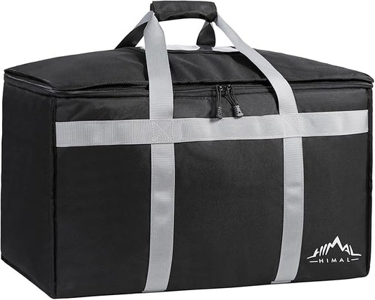 Himal Outdoors Insulated Food Delivery Bag XXXL-23Wx15Hx14D inches Premium Insulated Grocery Bag for HOT/COLD Food Delivery, Fit for Uber Eats, Doordash, Commercial Catering Transportation