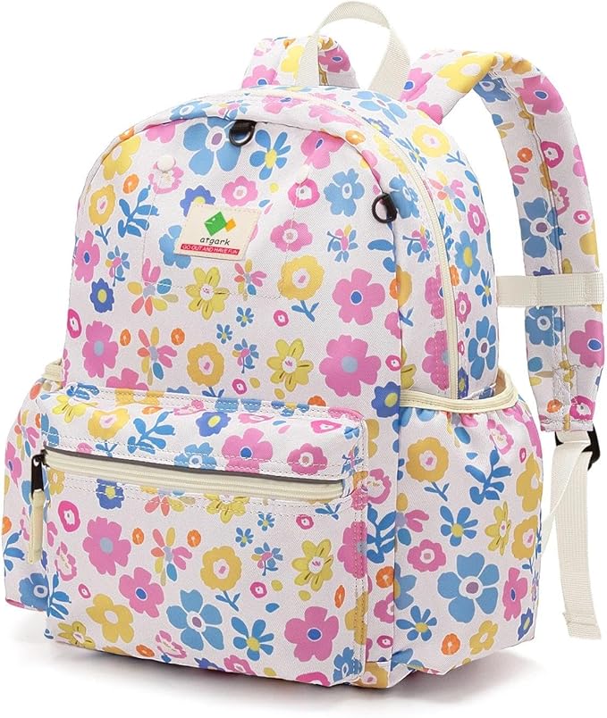 atgark Kids Backpack for Girls: Girls Backpack 6-10 - Kindergarten Elementary School Bookbag for Boy Girl