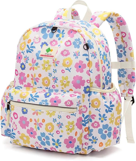 atgark Kids Backpack for Girls: Girls Backpack 6-10 - Kindergarten Elementary School Bookbag for Boy Girl
