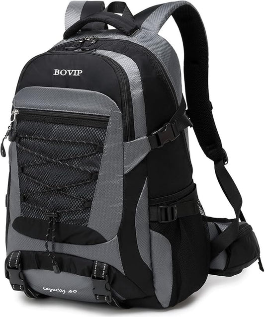 BOVIP 40L Hiking Backpack Waterproof Lightweight Daypack Travel Sports Camping Backpack for Men Women