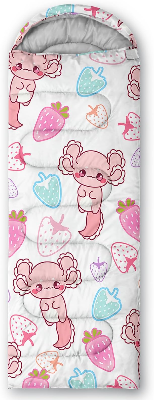 QOOMO Camping Sleeping Bags,3 Season Warm & Cool Weather,Lightweight,Waterproof Sleeping Bags for Adults & Kids,Traveling,and Outdoors,Camping Gear Equipment