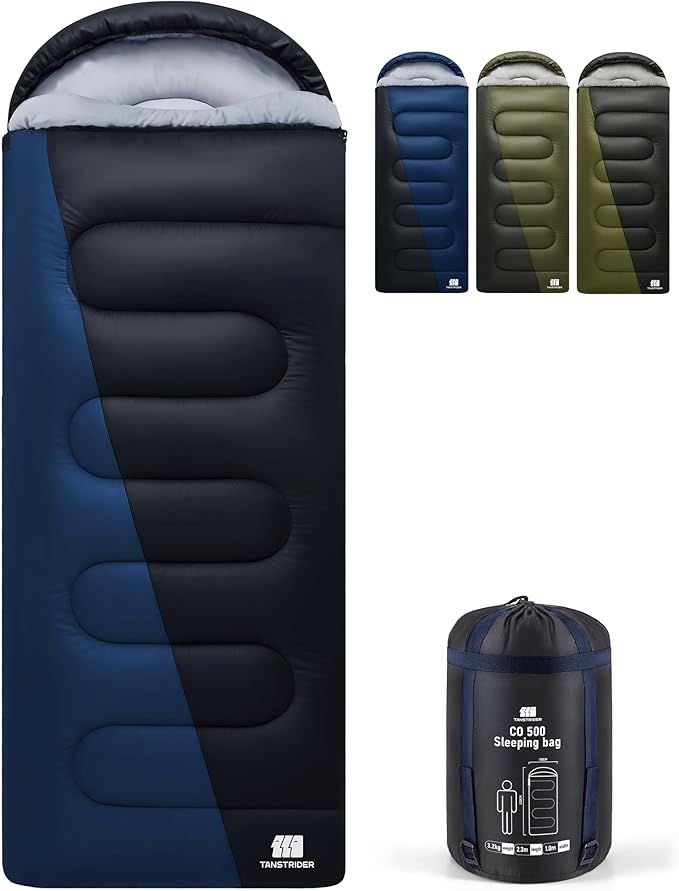 XXL Winter Sleeping Bags for Adults Cold Weather,Camping Sleeping Bag for Kids with Compression Sack,4 Season Camping Essentials Gear for Hiking,Traveling,Outdoor,Backpacking,Climbing
