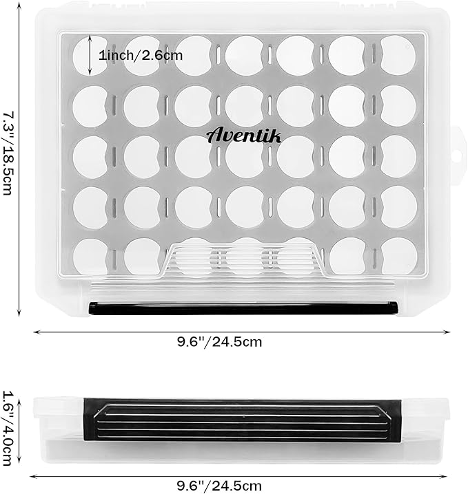 Aventik Fly Tyers Spool/Stash Box Essential Gear for Anglers Compact (1PACK)