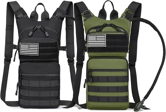 ATBP Insulated Water Hydration Pack Bag with 3L TPU Bladder Tactical Molle Hydration Backpack for Hiking Cycling Running