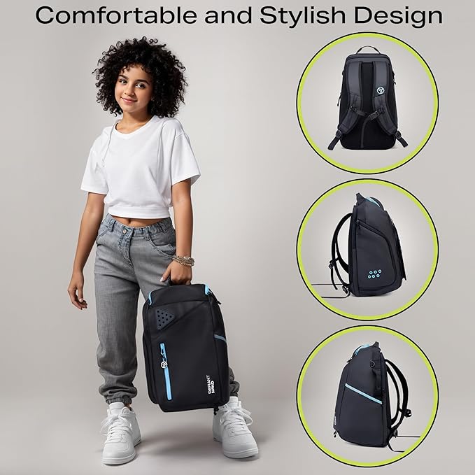 DefiantMind Large Premium Basketball Bag, Backpack, For Elite Youth, Boys, Girls, For Shoes or Cleats, Water Bottles, School, also great for Volleyball, Soccer