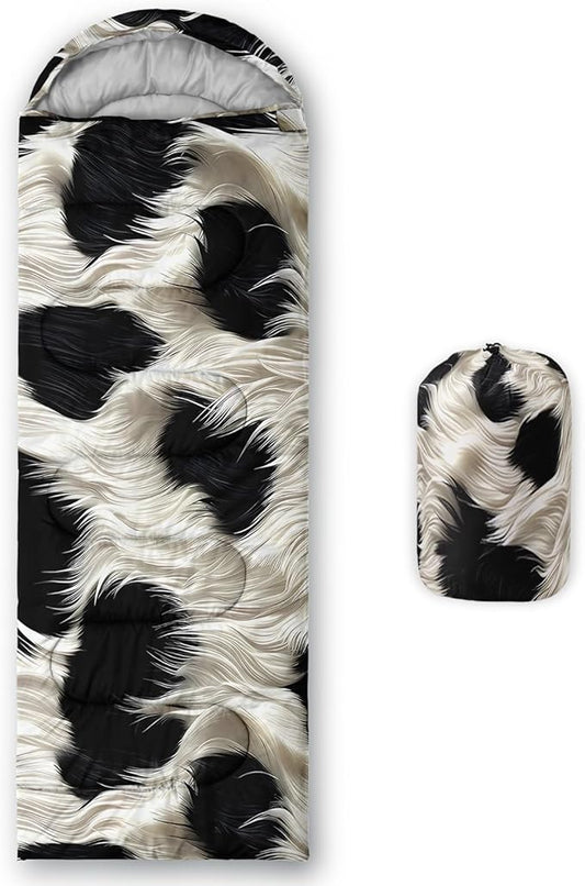 QOOMO Camping Sleeping Bags,3 Season Warm & Cool Weather,Lightweight,Waterproof Sleeping Bags for Adults & Kids,Traveling,and Outdoors,Camping Gear Equipment