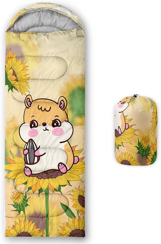 QOOMO Camping Sleeping Bags,3 Season Warm & Cool Weather,Lightweight,Waterproof Sleeping Bags for Adults & Kids,Traveling,and Outdoors,Camping Gear Equipment