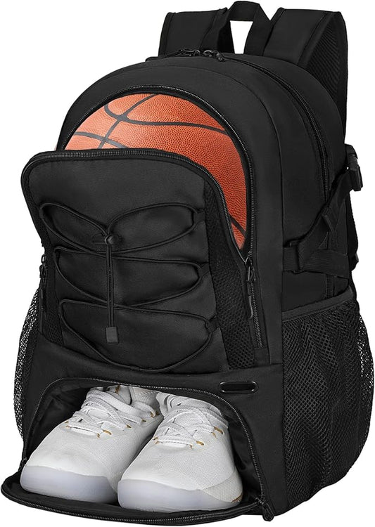 Goloni Basketball Backpack,Large Sports Bag with Ball Compartment & Shoe Compartment,Basketball Bag Fit Volleyball, soccer,Gym