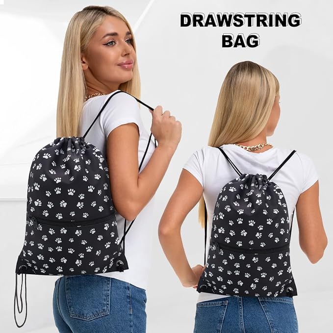 HOLYLUCK Drawstring Backpack Bag Sport Gym Sackpack