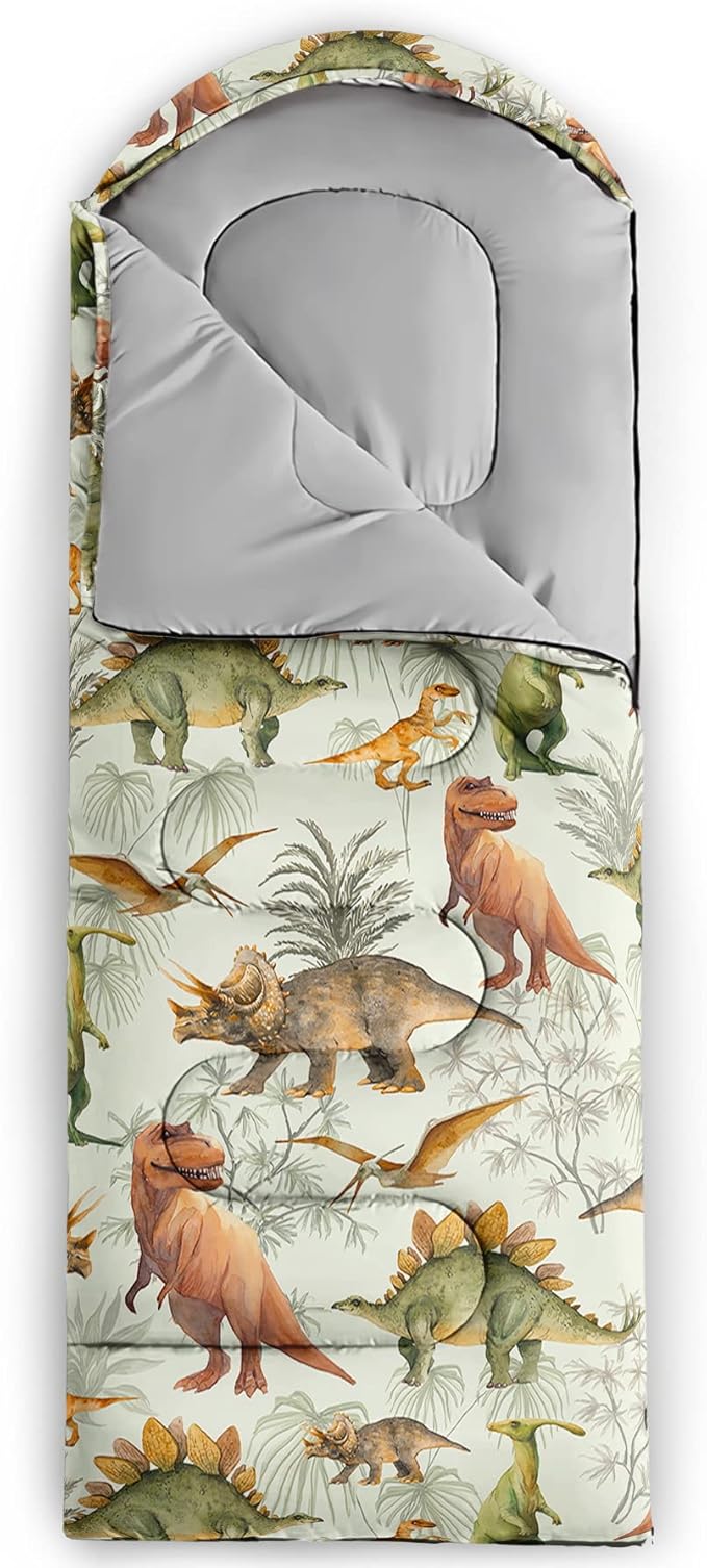 QOOMO Camping Sleeping Bags,3 Season Warm & Cool Weather,Lightweight,Waterproof Sleeping Bags for Adults & Kids,Traveling,and Outdoors,Camping Gear Equipment