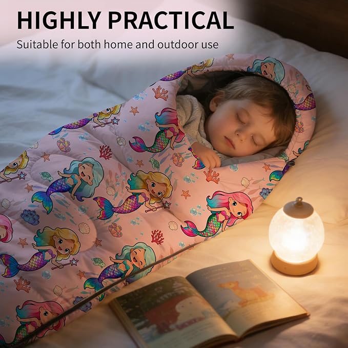 Camping Sleeping Bags, Lightweight Waterproof Sleeping Bag and Compact with Compression Sack for Outdoor