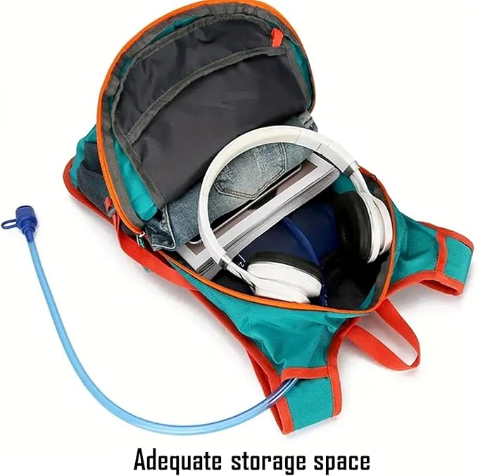 AUUEYY Lightweight Cycling Hydration Backpack,Large Capacity Pack for Travel,Hiking,Climbing,Skiing,Running Daypack for Men Women (Green)