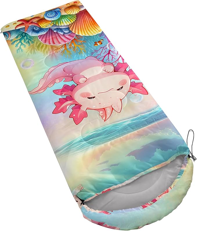 QOOMO Camping Sleeping Bags,3 Season Warm & Cool Weather,Lightweight,Waterproof Sleeping Bags for Adults & Kids,Traveling,and Outdoors,Camping Gear Equipment