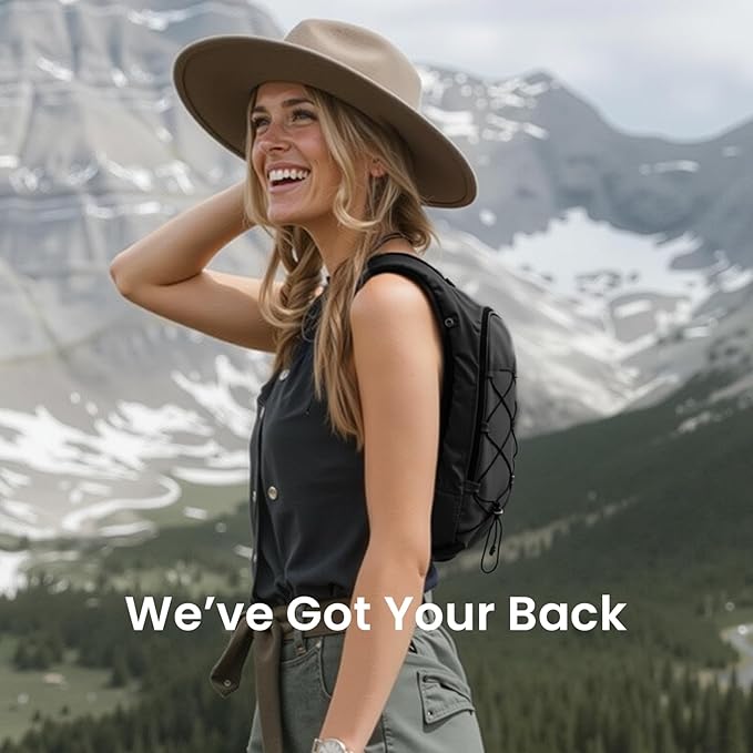 12L Hydration Backpack for Women and Men- Lightweight Hydration Pack with 2L Water Bladder, Water Pack for Hiking,Cycling,Rave and Running, Adjustable Chest Straps and Reflective