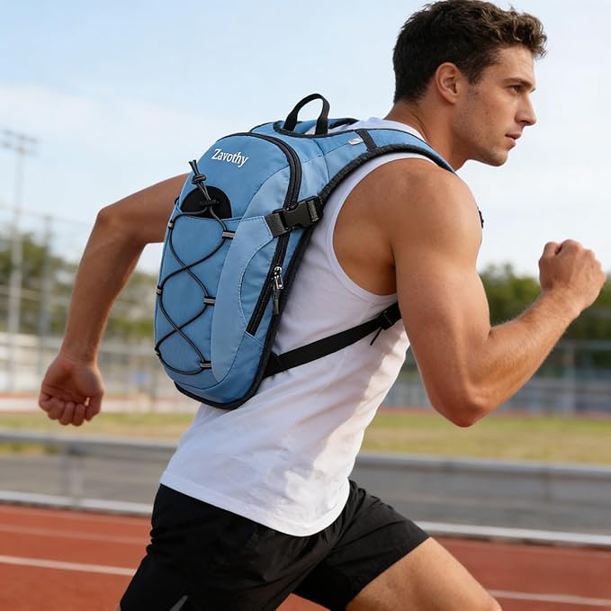 Zavothy Hydration Backpack with 2L Hydration Bladder Water Backpack for Hiking Hydration Pack for Running Cycling Hiking