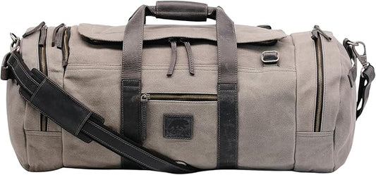 55L Nomad Canvas Duffel (Gray)