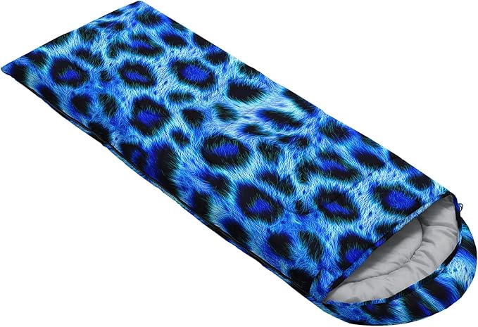 QOOMO Camping Sleeping Bags,3 Season Warm & Cool Weather,Lightweight,Waterproof Sleeping Bags for Adults & Kids,Traveling,and Outdoors,Camping Gear Equipment