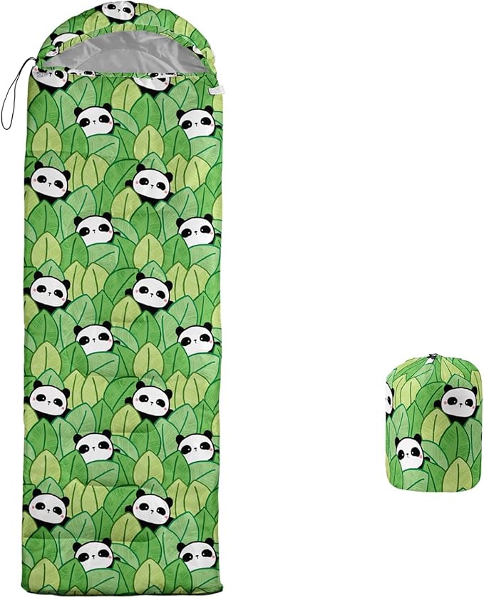 Galaxy Wolf Camping Sleeping Bags Warm & Cool Weather Waterproof Backpacking Blue Purple Starry Sky Sleeping Bag All Seasons Camping, for Adult Kids Boy Girls Camping Gear Equipment, Traveling