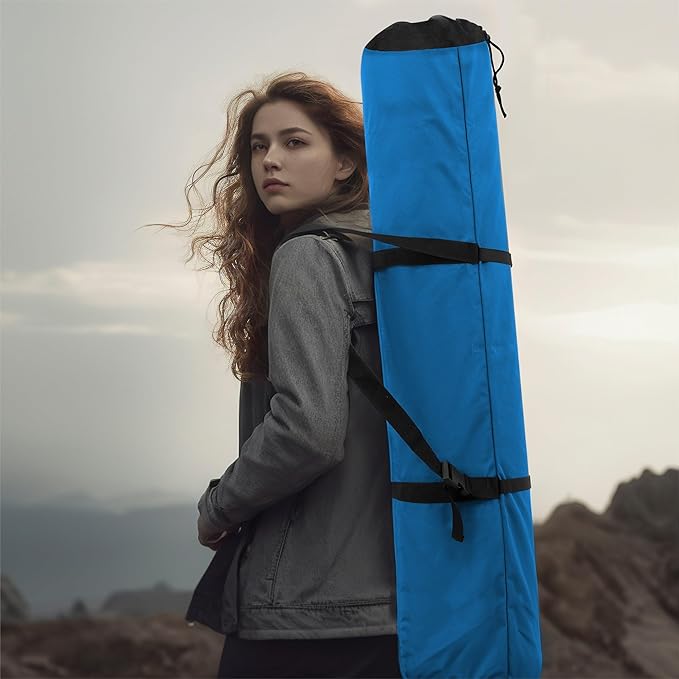 1 Pack 900D 48 Inch Camp Chair Bag Replacement with Shoulder Strap Camp Folding Chair Bag Fishing Outdoor Storage(48 * 16.5 * 10.2Inch) (1 Pack, Blue, XL)