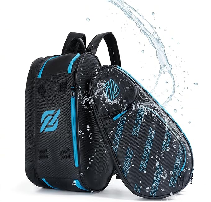 2-in-1 Detachable Pickleball & Padel Bag for Men Women | Thermal Foil Insulated Racket Compartment | Outdoor & Gym