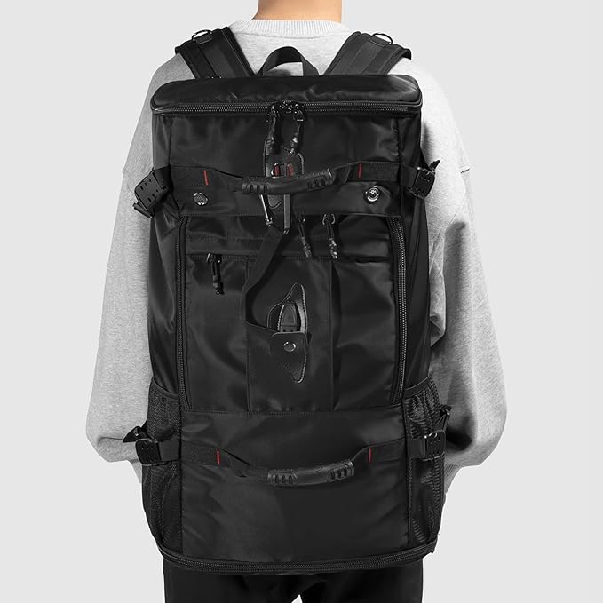 YOUMIAN Large Capacity Backpack For Travel Hiking Sports (BLack 1056X, Extra Large)