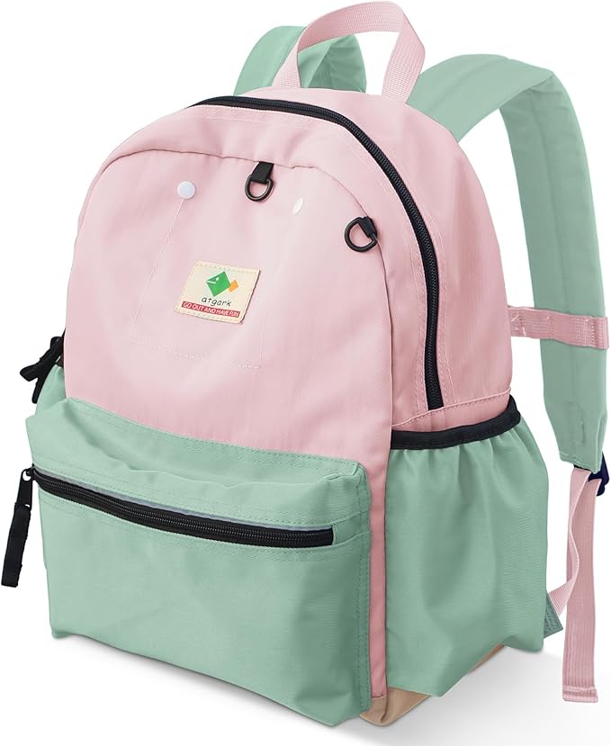 atgark Kids Backpacks For Girls Boys, Backpack Kindergarten Elementary School, Bookbag Backpack For Kids, For School & Travel, Large, K-rose-lemonade- L