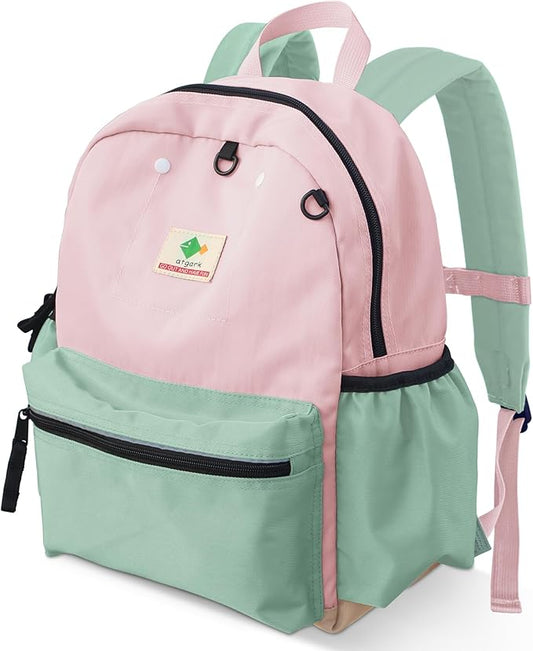 atgark Kids Backpacks For Girls Boys, Backpack Kindergarten Elementary School, Bookbag Backpack For Kids, For School & Travel, Large, K-rose-lemonade- L