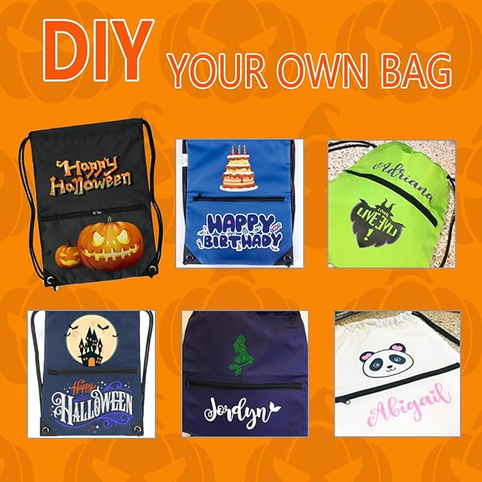 HOLYLUCK Drawstring Backpack Bag Sport Gym Sackpack