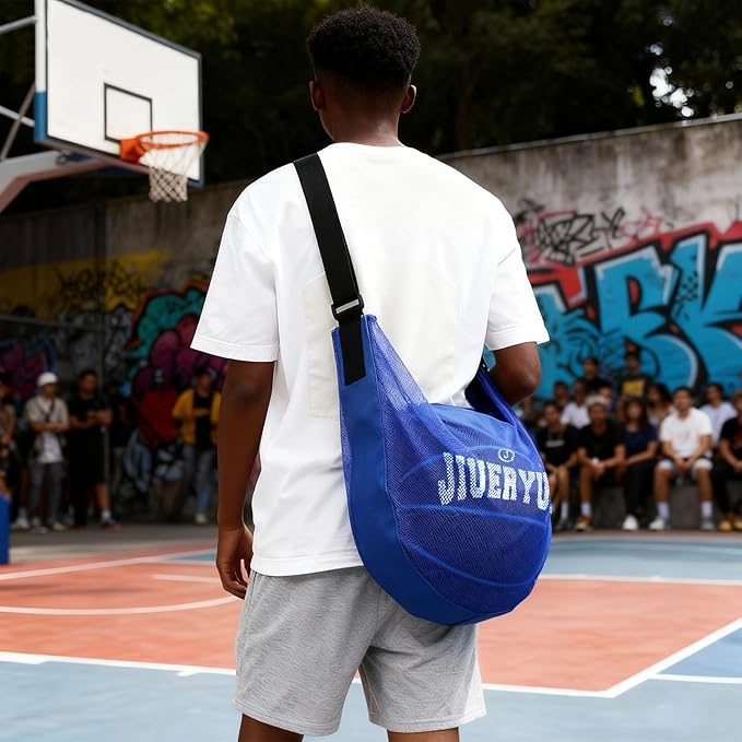 Sports Basketball Bag Organizer Bag Crossbody Shoulder Backpack Football Volleyball Universal