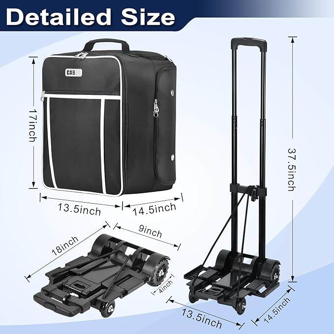 CAB55 Golf Trunk Organizer with 4 Wheels, 2 Layer Waterproof Car Golf Organizer with Separate Ventilated Compartment for 2 Pair Shoes, Golf Trunk Storage for Clothes, Accessories, Golf Gifts