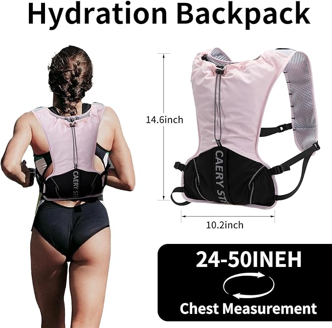 CAREYSTEN Hydration Backpack,Water Backpack for Running Women's Running Vest, , Lightweight Hiking Backpack, Men's Cycling Bag，