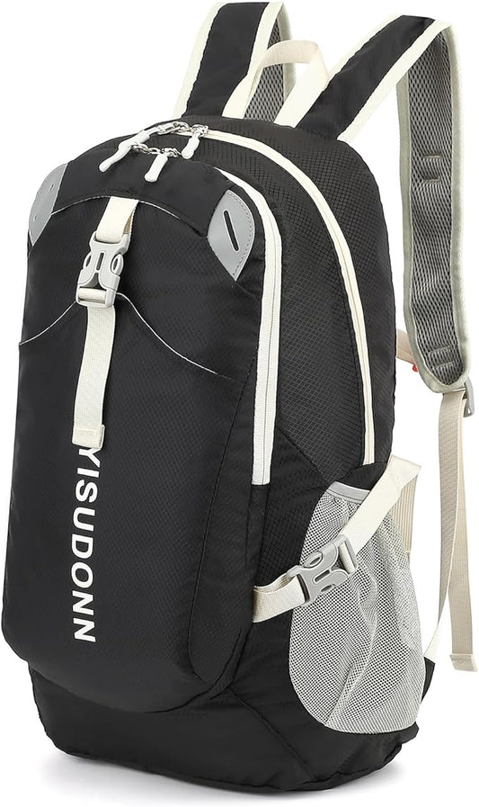 YISUDONN Hiking Backpack, 30L Lightweight Camping Water Resistant Large Hiking Bag Outdoor Travel Daypack for Men Wome