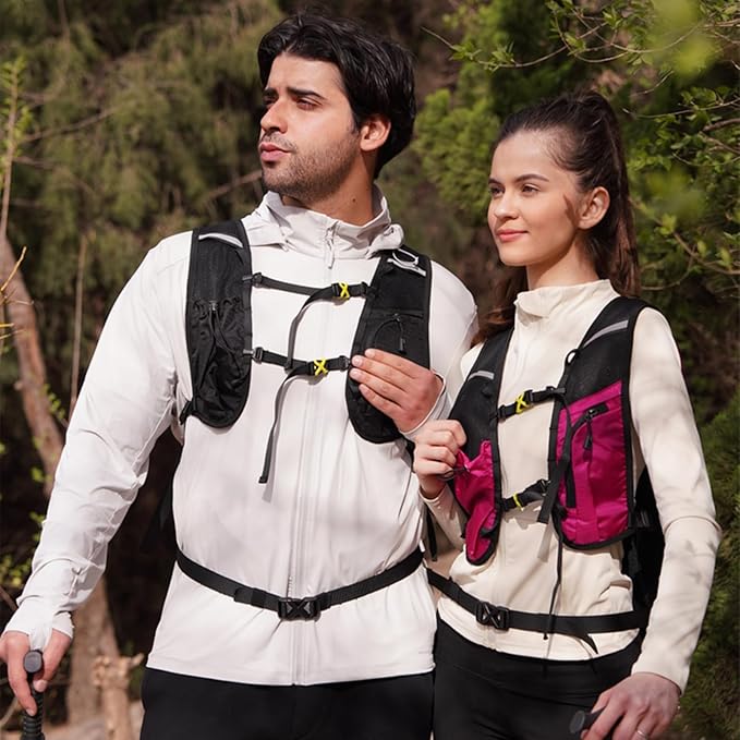 BiYiYun 15L Small Hiking Backpack Lightweight Hydration Backpack for Men Women, Warterproof Hiking Daypack for Travel Cycling