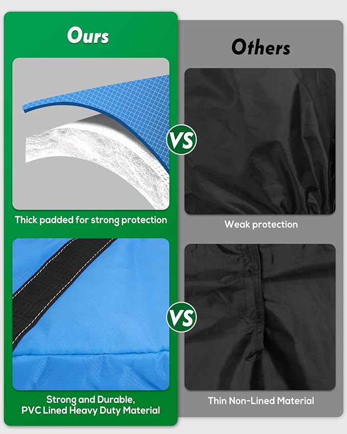 Big Teeth Golf Sunday Bag, Small Golf Bag Lightweight, Par 3 Golf Bag for A Few Clubs Driving Range, Practice with Carry Shoulder Strap Foldable Multi-Colour